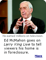 As sidekick to Johnny Carson on ''The Tonight Show'', Ed McMahon made millions. But, a lavish life-style and a couple of divorces can cost money.